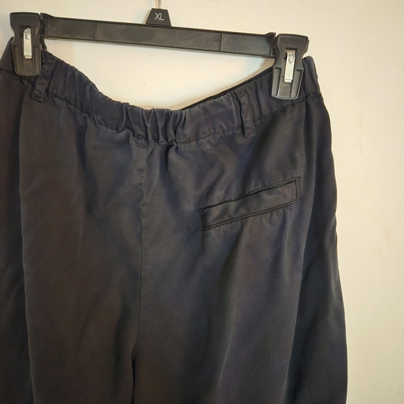YFB Young Fabulous & Broke Calvin Crop Trouser Midnight Pigment Black Gaucho Sm - Picture 4 of 13